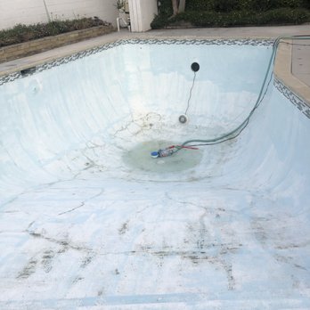 Stanton Pools - Old pool paint had totally come off and the tile had to be removed - Pool & Hot Tub Service Near Me Stanton Pools - Old pool paint had totally come off and the tile had to be removed - Pool & Hot Tub Service Near Me