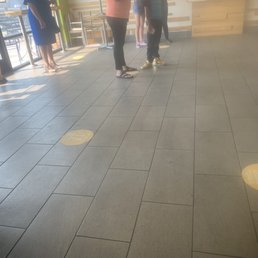 Too many people in the lobby. No one cared Too many people in the lobby. No one cared