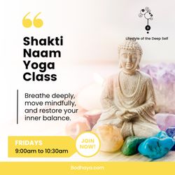 Bodhaya - Yoga Class every Fridays