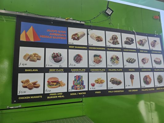 Menu photo 3 Jojo's Gyro Portland, OR