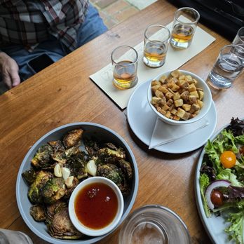 The Oak - Raleigh - Brussel Sprout app and home fries - New American Near Me - Raleigh, North Carolina The Oak - Raleigh - Brussel Sprout app and home fries - New American Near Me - Raleigh, North Carolina
