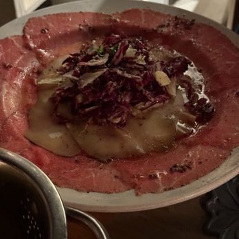 Pane e Vino - Carpaccio di Manzo - Italian Near Me - Miami Beach, Florida Pane e Vino - Carpaccio di Manzo - Italian Near Me - Miami Beach, Florida