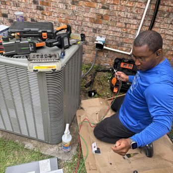 Done Right Heating & AC - Installing new condenser - Heating & Air Conditioning/HVAC Near Me