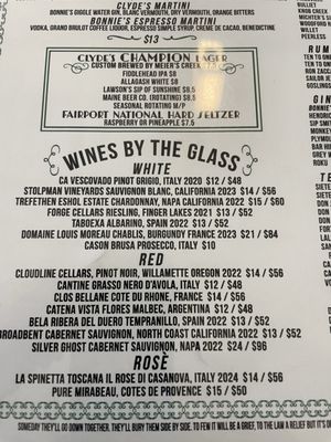 Menu photo 2 Bonnie And Clyde Fairport, NY