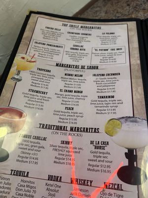 Menu photo 7 Murrieta's Mexican Restaurant Bonita, CA