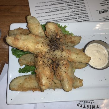 Twisted Fork Grill and Bar - Fried Pickles - American Near Me - Omaha, Nebraska