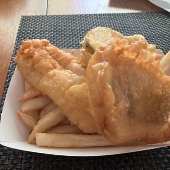 Big Fish - This is my order of 1 piece of fish with chips. - Fish & Chips Near Me - Sacramento, California