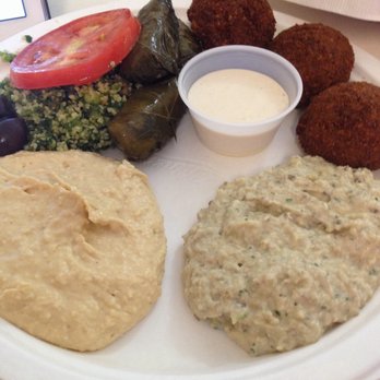 Petra Cafe - The Veggie Platter - Mediterranean Near Me - Monterey, California