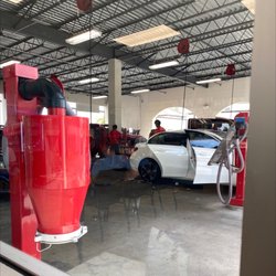 Victory Carwash - I'm having my car  clean up. This place is nice very friendly staff. They're hard at work.