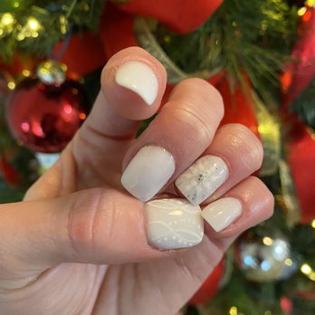 Bellamy Nails - Snowflake design for the holiday season. - Nail Salons Near Me - San Carlos, California Bellamy Nails - Snowflake design for the holiday season. - Nail Salons Near Me - San Carlos, California