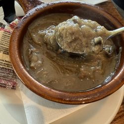 DJ's In The Drink - Salisbury steak soup