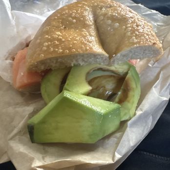 Bayou Bagel - Plain bagel with lox and avocado - Bagels Near Me - New Orleans, Louisiana Bayou Bagel - Plain bagel with lox and avocado - Bagels Near Me - New Orleans, Louisiana