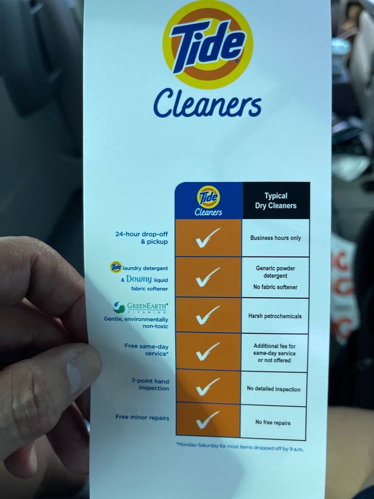 TIDE CLEANERS Updated July 2024 19533 Highland Oaks Dr, Estero