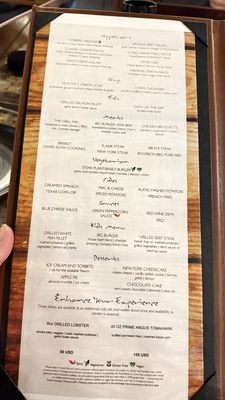 Menu photo 3 Hunter Steakhouse Cancún, ROO