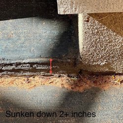 Lift-Up Concrete Lifting - Sunken patio