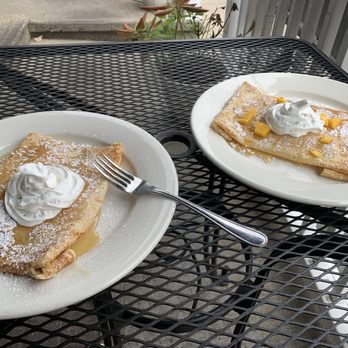 Mosaic Cafe - Peach crepe and mango crepe - Moroccan Near Me - Northampton, Massachusetts Mosaic Cafe - Peach crepe and mango crepe - Moroccan Near Me - Northampton, Massachusetts