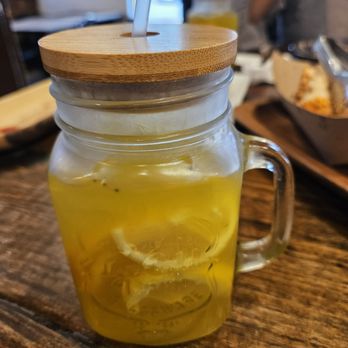 KITCHEN 121 - Peach green tea. - Sushi Bars Near Me - Duluth, Georgia