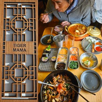 Tiger Mama - Beef Bulgogi Kimbop Dolsot Bibimbap Kimch and Pork belly jjigae - Korean Near Me - Eugene, Oregon Tiger Mama - Beef Bulgogi Kimbop Dolsot Bibimbap Kimch and Pork belly jjigae - Korean Near Me - Eugene, Oregon