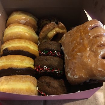 Sunshine Donut - A dozen with a bear claw - Donuts Near Me - Patterson, California
