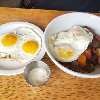 The Nest: A Brunch Joint - Steak and eggs with extra side of eggs - Breakfast & Brunch Near Me - Bellflower, California The Nest: A Brunch Joint - Steak and eggs with extra side of eggs - Breakfast & Brunch Near Me - Bellflower, California