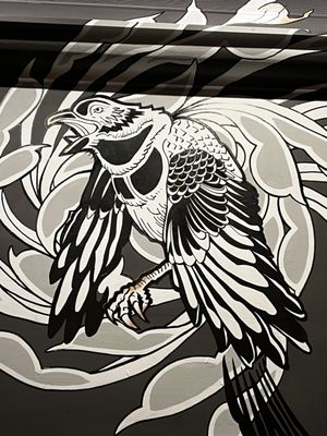 One Legged Magpie by null