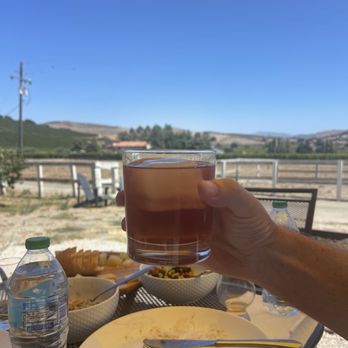 Rock 12 Distillery - Cocktail over looking the farm. - Distilleries Near Me - Lompoc, California