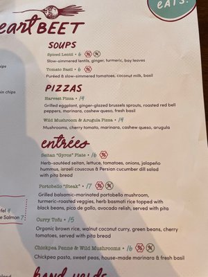 Menu photo 5 Heartbeet Houston, TX