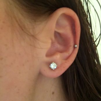Wasteland Tattoos - Mid-ear piercing by Rachel (sorry about the blurry pic, it's hard to take a selfie of your ear) - Tattoo Near Me Wasteland Tattoos - Mid-ear piercing by Rachel (sorry about the blurry pic, it's hard to take a selfie of your ear) - Tattoo Near Me