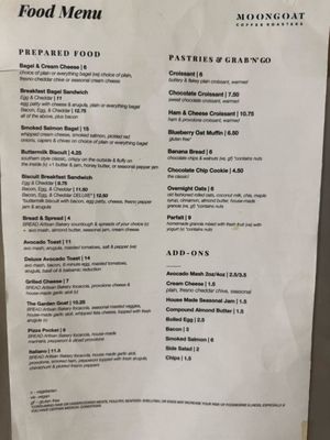 Menu photo 6 Moongoat Coffee Roasters Garden Grove, CA