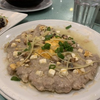 Henry's Cuisine - Salted egg yolk and salted fish minced pork - Asian Fusion Near Me - Alhambra, California Henry's Cuisine - Salted egg yolk and salted fish minced pork - Asian Fusion Near Me - Alhambra, California