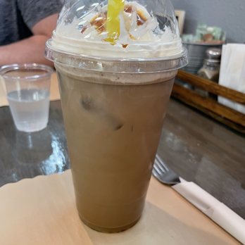 The Red Bud Cafe - Iced Macchiato (very large and yummy!) - Cafes Near Me - Daytona Beach, Florida The Red Bud Cafe - Iced Macchiato (very large and yummy!) - Cafes Near Me - Daytona Beach, Florida