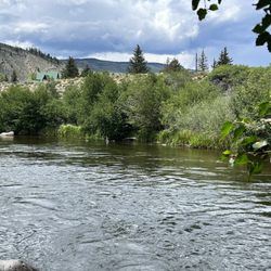 Three Rivers Resort & Outfitting - Taylor river from our cabin 22