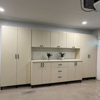 Classy Closets - Garage wall cabinets by Classy Closets and designed by Ewa! - Home Organization Near Me - Scottsdale, Arizona