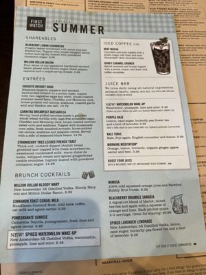 Menu photo 8 First Watch Houston, TX