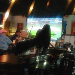 Band setting up during a very important Cubs playoff game. Band setting up during a very important Cubs playoff game.