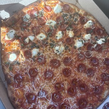 Heirloom Pizza - 1/2 The Author 1/2 Pepperoni - Pizza Near Me - Plano, Texas