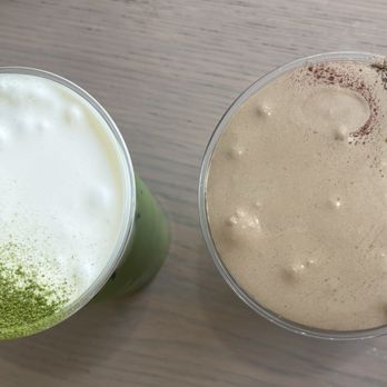 DAMO - Matcha Einspener and Hojicha Einspener with espresso - Coffee & Tea Near Me - Los Angeles, California