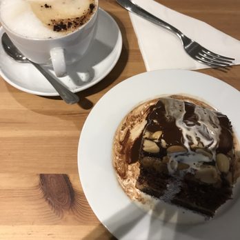 Holy Cow - Cappuccino and peanut butter cake - Vegan Near Me - Edinburgh, EDH