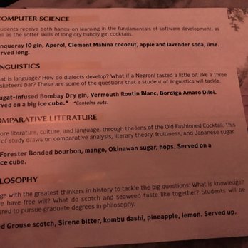 Trick Dog - Computer Science, Linguistics, Comparative Literature and Philosophy at Trick Dog in San Francisco. - Cocktail Bars Near Me - San Francisco, California Trick Dog - Computer Science, Linguistics, Comparative Literature and Philosophy at Trick Dog in San Francisco. - Cocktail Bars Near Me - San Francisco, California