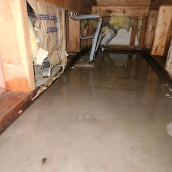 Hurricane Air - Almost an inch of standing water, and I have a new wood floor on the other side of this wall! - Heating & Air Conditioning/HVAC Near Me