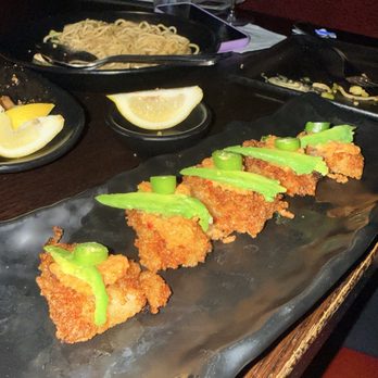 P.F. Chang's - Spicy tuna crispy rice. Except only a tiny portion of spicy tuna - Chinese Near Me - Long Beach, California