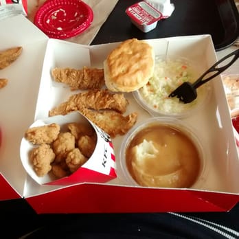KFC - #12... 3 tenders and popcorn chicken fill-up box - Fast Food Near Me - Temple, Texas