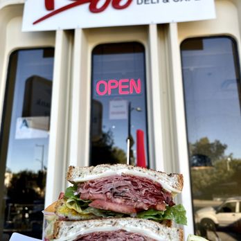 Reggie's Deli & Cafe - a sandwich on a plate - Bagels Near Me - Los Angeles, California Reggie's Deli & Cafe - a sandwich on a plate - Bagels Near Me - Los Angeles, California