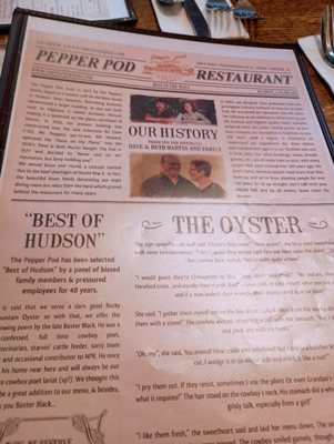 Menu photo 1 The Pepper Pod Hudson, CO