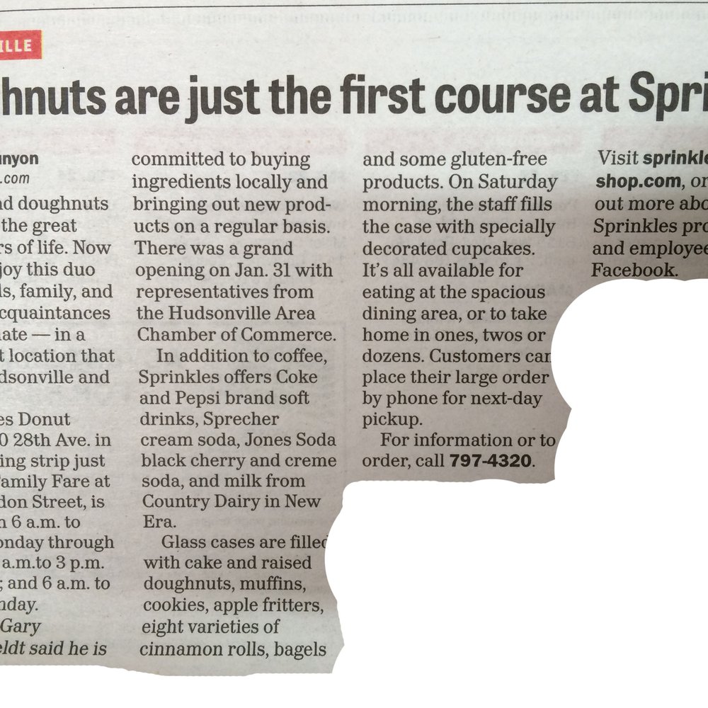 Sprinkles Donuts - Donuts Near Me - Hudsonville, Michigan Sprinkles Donuts - Donuts Near Me - Hudsonville, Michigan