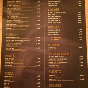 Fresh Mesh - Menu. - Cafes Near Me - Berlin, BE