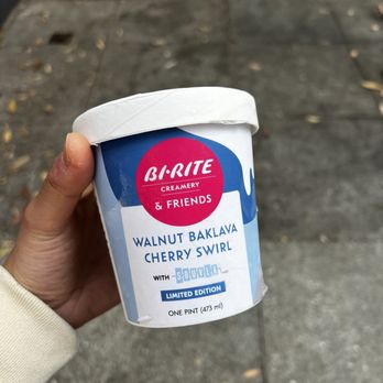 Souvla - Limited Edition Walnut Baklava Cherry Swirl Ice Cream - Greek Near Me - San Francisco, California Souvla - Limited Edition Walnut Baklava Cherry Swirl Ice Cream - Greek Near Me - San Francisco, California