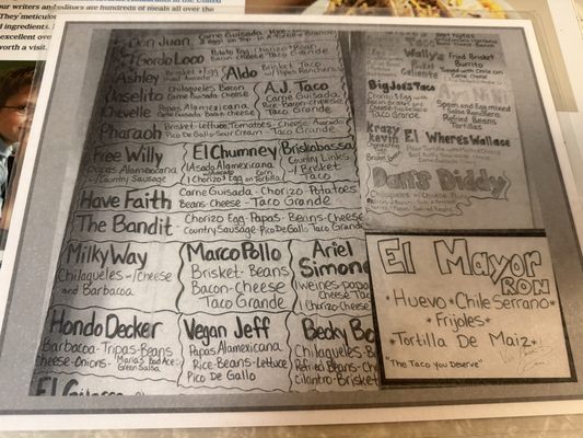 Menu photo 2 Maria's Cafe San Antonio, TX