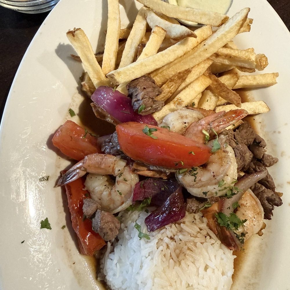 Sazon Peruvian Cuisine & Deli - Surf & Turf Saltado - Peruvian Near Me - Santa Rosa, California Sazon Peruvian Cuisine & Deli - Surf & Turf Saltado - Peruvian Near Me - Santa Rosa, California