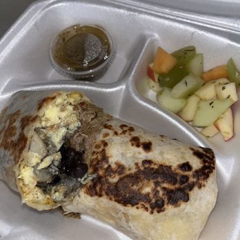 Achiote Grill - Carnitas breakfast burrito - Mexican Near Me - Huntington Beach, California